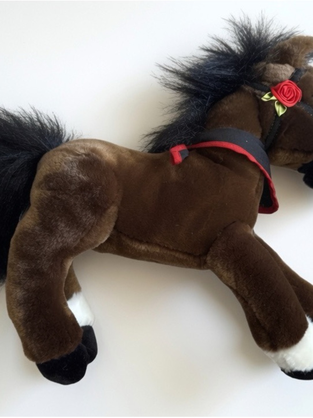 Wells Fargo Plush Horse with Black Mane